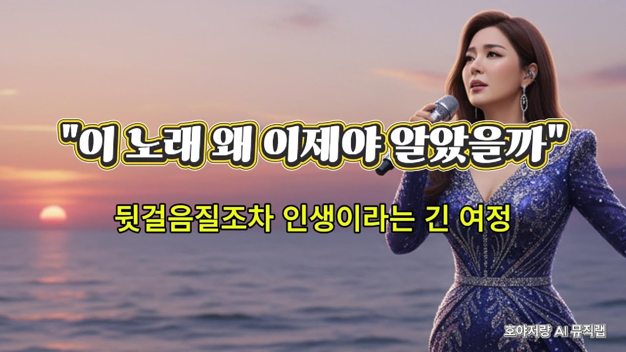 감성 트롯 발라드 | "가슴 먹먹해지는 선율, 당신의 추억을 부르는 노래" | 뒤로 걸어도 앞으로 가네 | 
