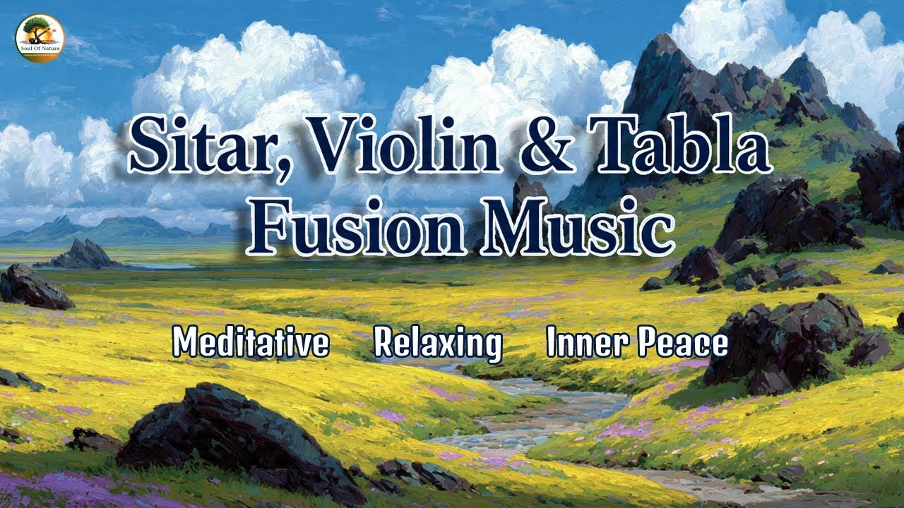 Sitar, Violin & Tabla Fusion Music | Relaxing Indian Music for Meditation & Inner Peace