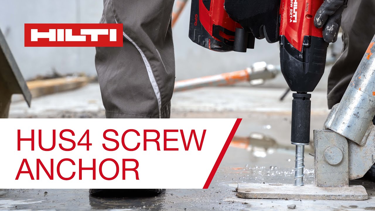 NEW: Hilti HUS4 Concrete Screw Anchor