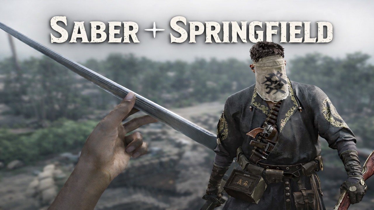 Playing Saber and Springfield in Hunt: Showdown 1896