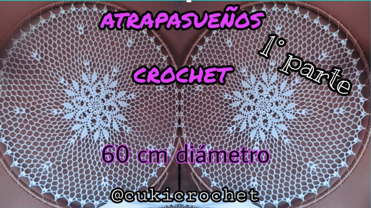 Cómo tejer CARPETA - ATRAPASUEÑOS - MANDALA. 1º PARTE.PASO A PASO. CROCHET 4 ROSE DES VENTS