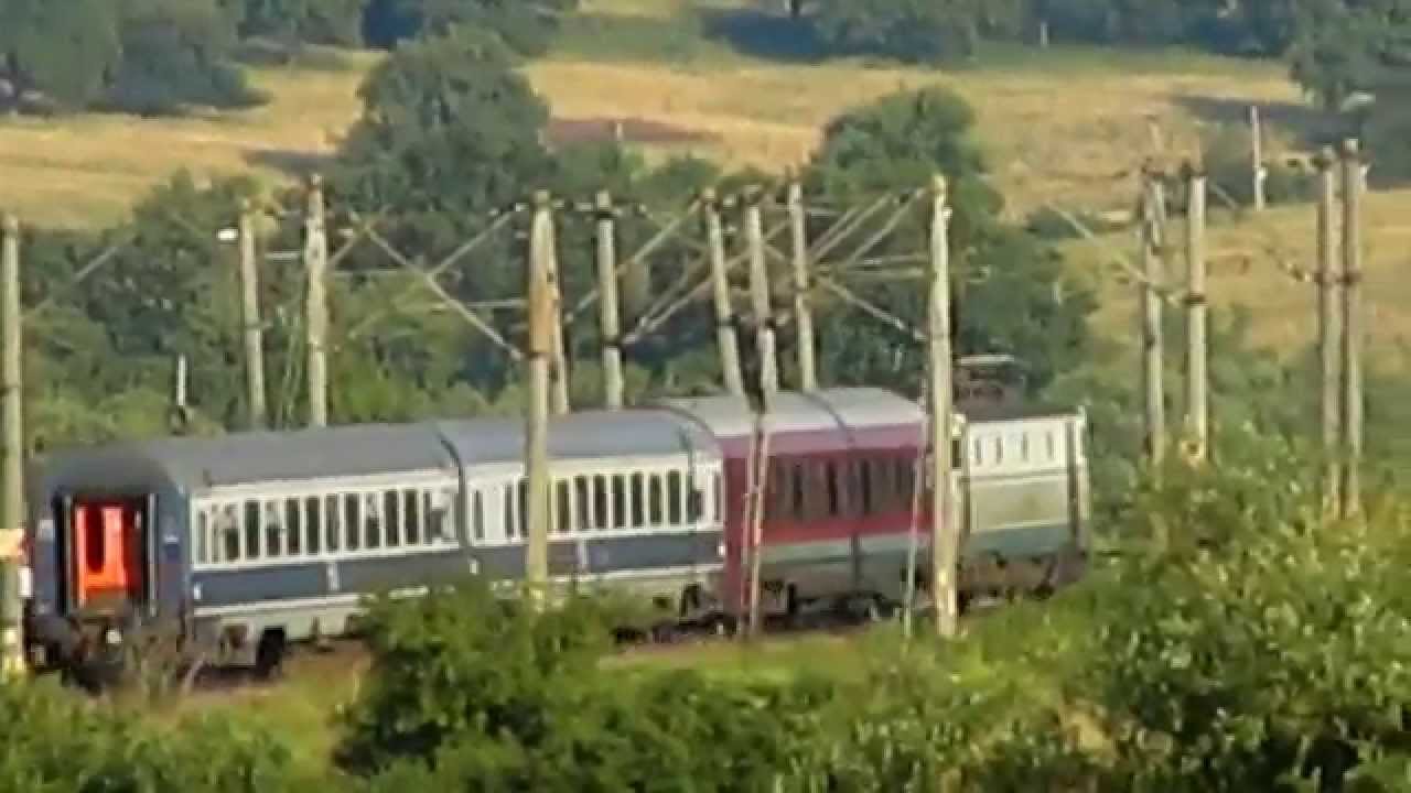 Trains near Archita (M300, Romania) in 23.07.2015 - in Full HD!