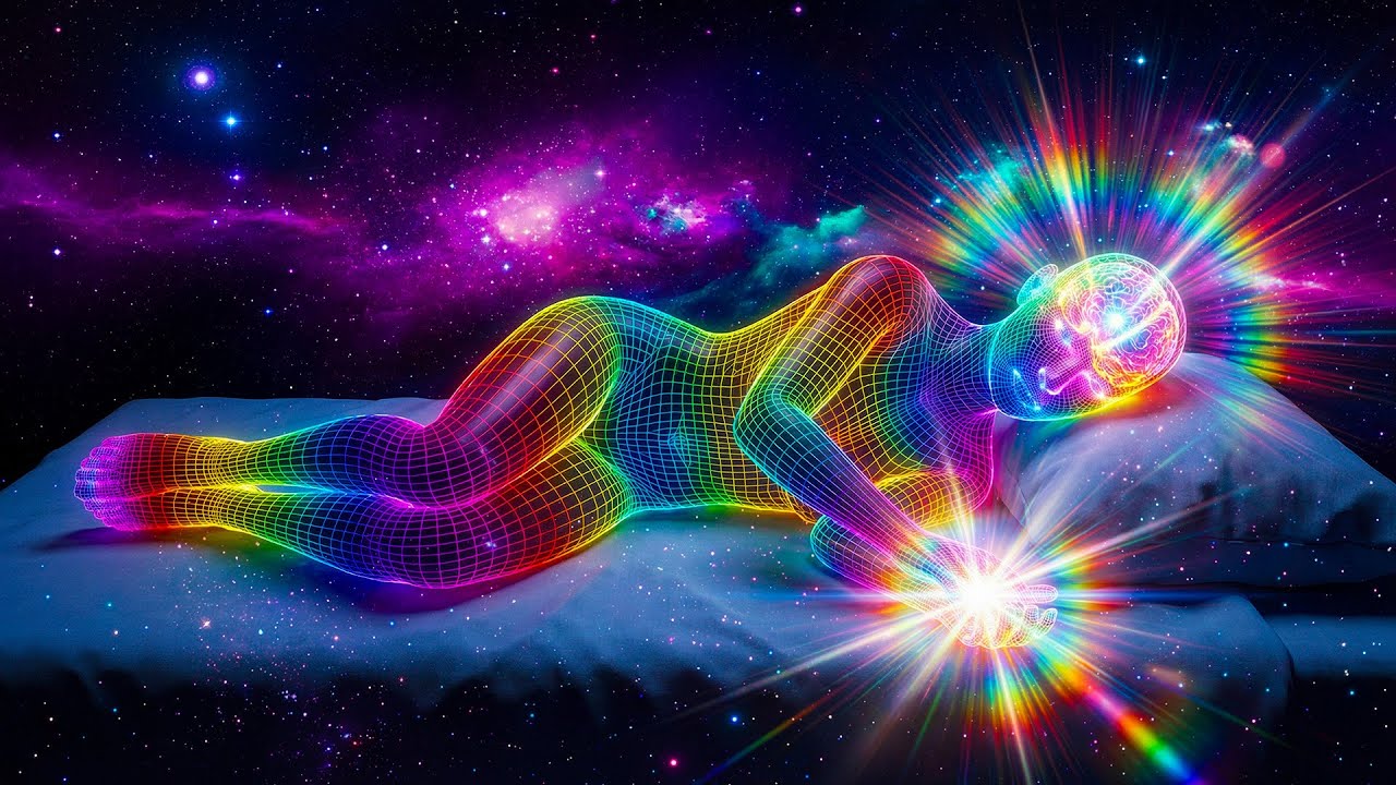 432Hz + 528Hz + 741Hz Deepest Healing Sleep: Whole Body Regeneration, Stress Relief
