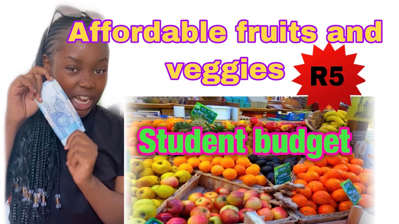 Affordable fruits and veggies🔥 | cbd food market | under hundred rands | student budget 🤍♥️🔥
