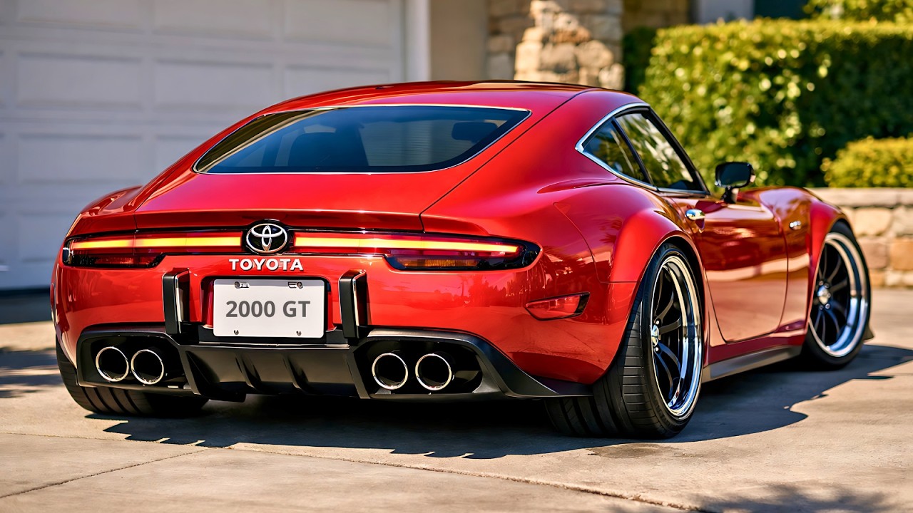 Toyota возродила легендарный 2000GT к 2026 году — и выглядит он просто потрясающе!