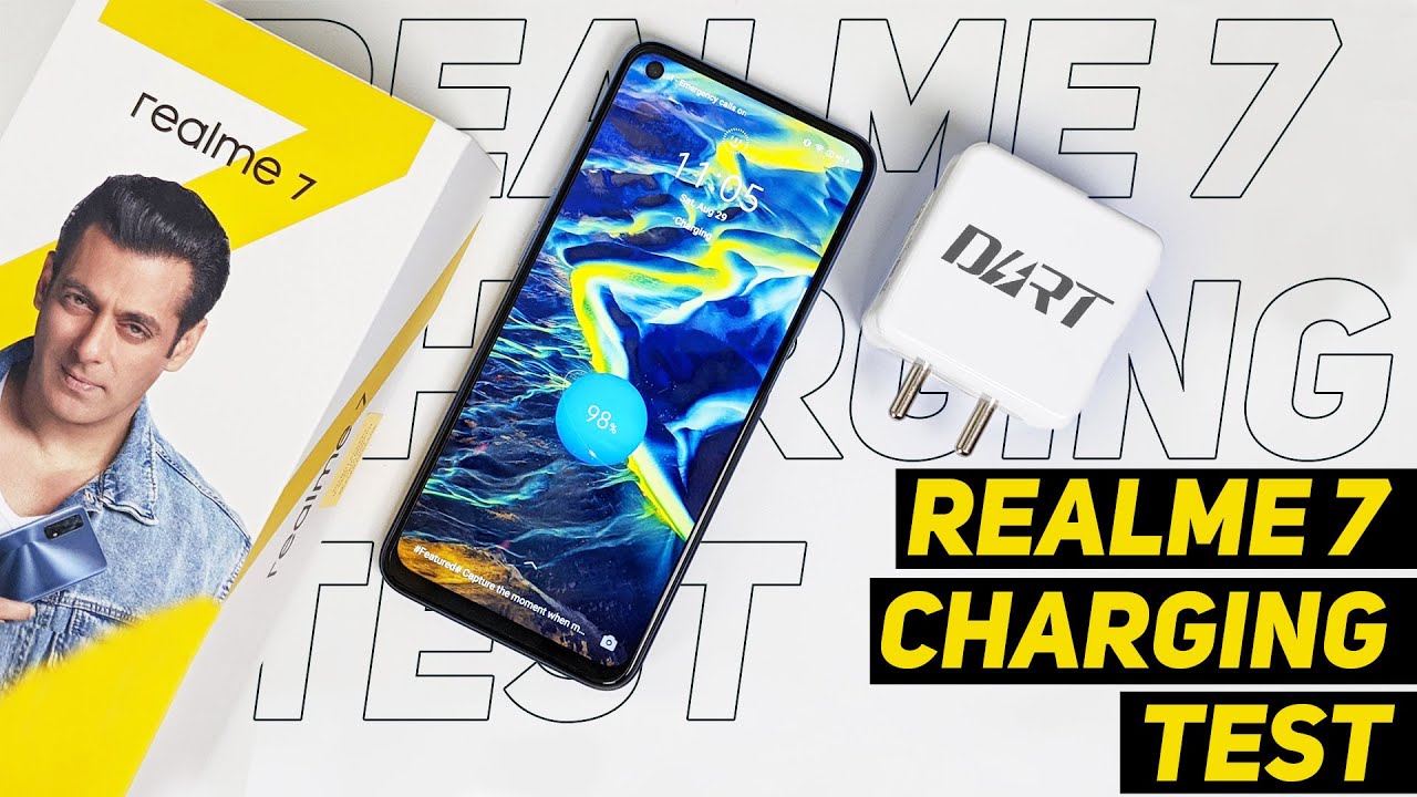 Realme 7 Charging Test ⚡- 30W Dart Charge