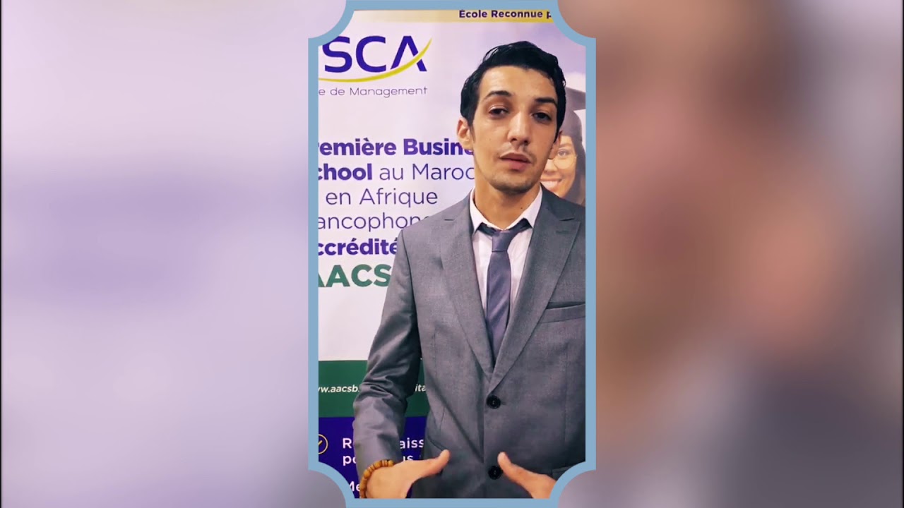 #Témoignage: Oualid Maazouzi Lauréat de ESCA Ecole de Management, Vice Président ACCENT