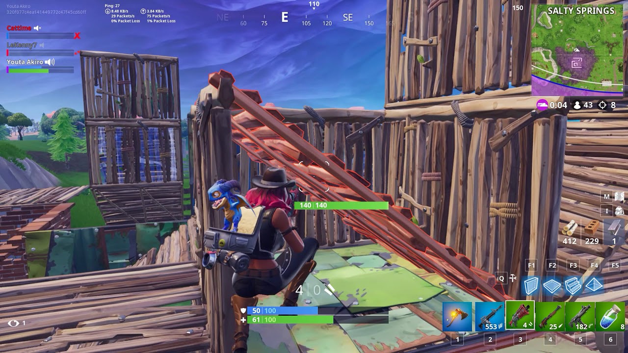 I almost won this solo squad...