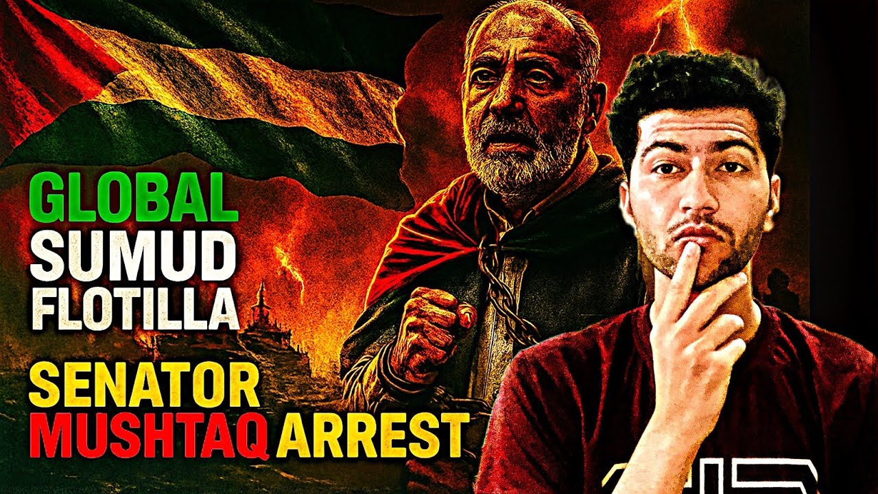 The Truth Behind Global Sumud Flotilla 2025 | Why Pakistani Senator Risked His Life for Gaza 😱