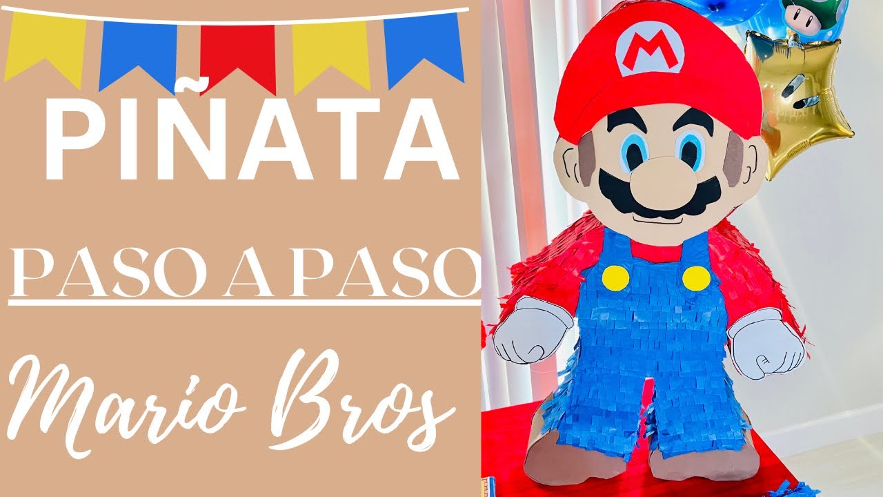 PIÑATA DE MARIO BROS || PASO A PASO || CATHY TIPS