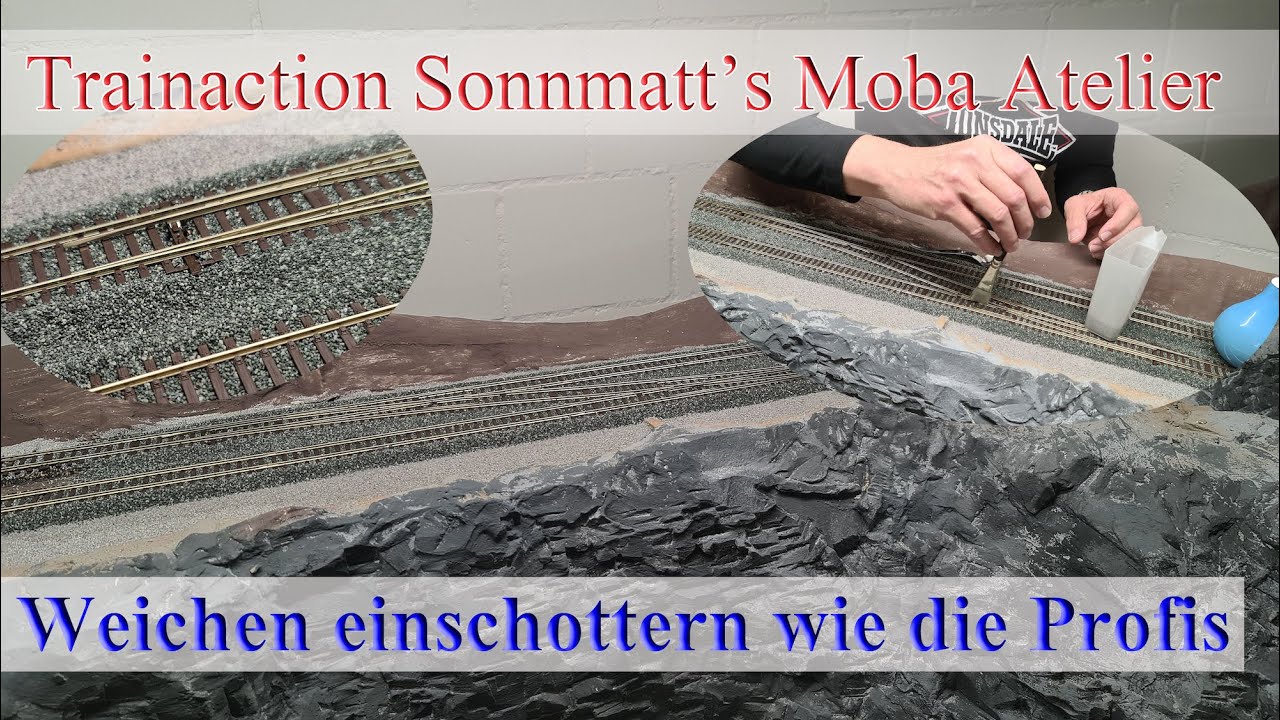 Weichen einschottern wie die Profis - der Experte zeigt wie es geht