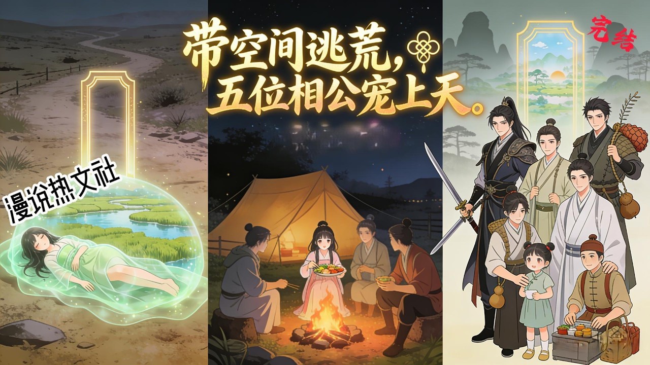 完结《带空间逃荒，五位相公宠上天》苏清颜成了乱世里携幼妹逃荒的孤女。家徒四壁，前路茫茫，好在祖传玉佩里藏着一方神奇空间——黑土可生粮，更有木屋藏物资，堪称逃荒神器！#逃荒#种田#古代言情