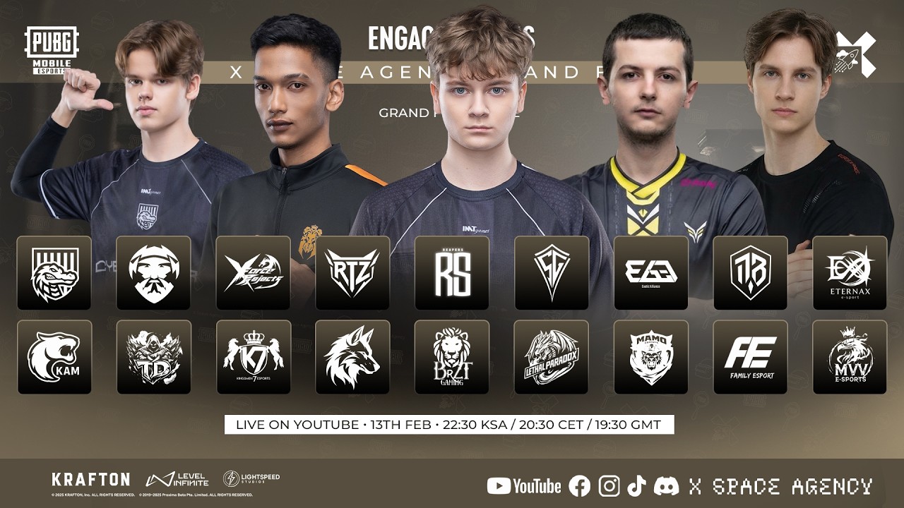 [EN] X SPACE AGENCY ELITE STARS GRANDFINALS| #pubgmobile  #pubgtournament #livestream