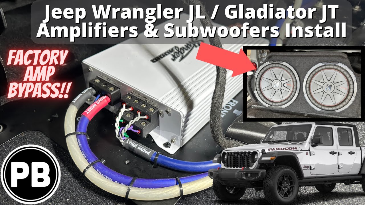 2018+ Jeep Wrangler / Gladiator (JL/JT) Amps & Subs Install