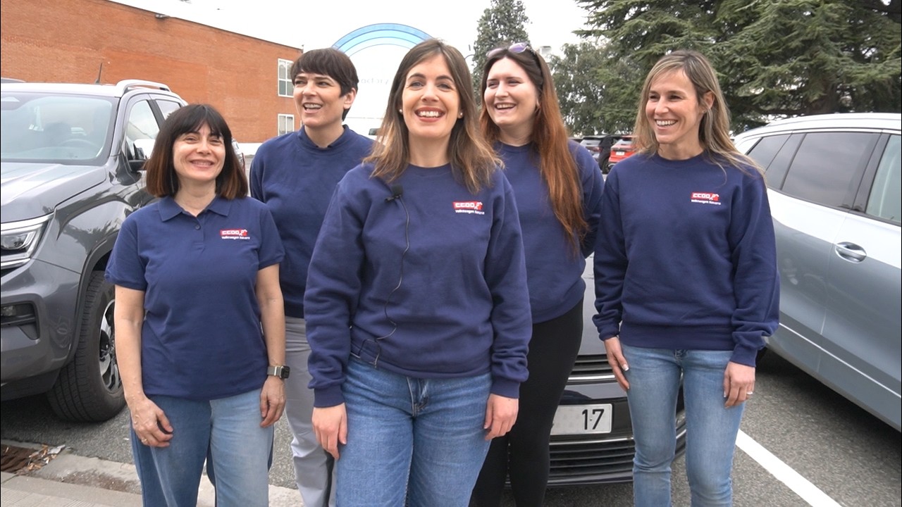 Este 8M, en Volkswagen Navarra, ¡MÁS FEMINISMO SINDICAL! ¡FEMINISMO SINDIKAL GEHIAGO!