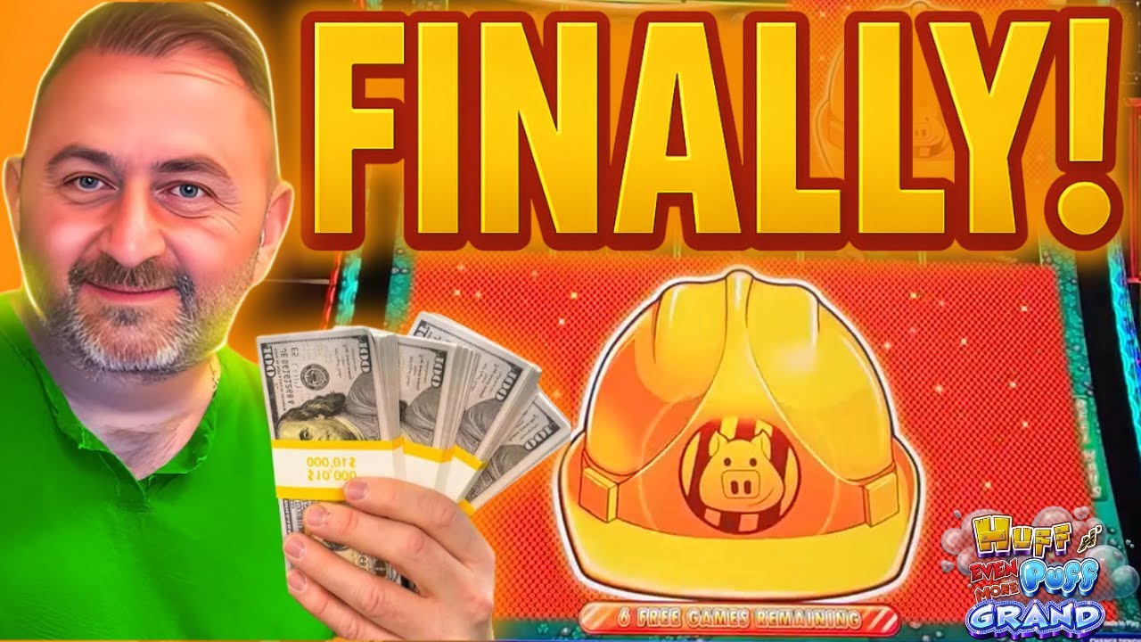 🐺💥OMG FINALLY! INSANE NON-STOP BONUSES & JACKPOTS on HUFF N’ EVEN MORE PUFF GRAND🎰VEGAS FREEPLAY