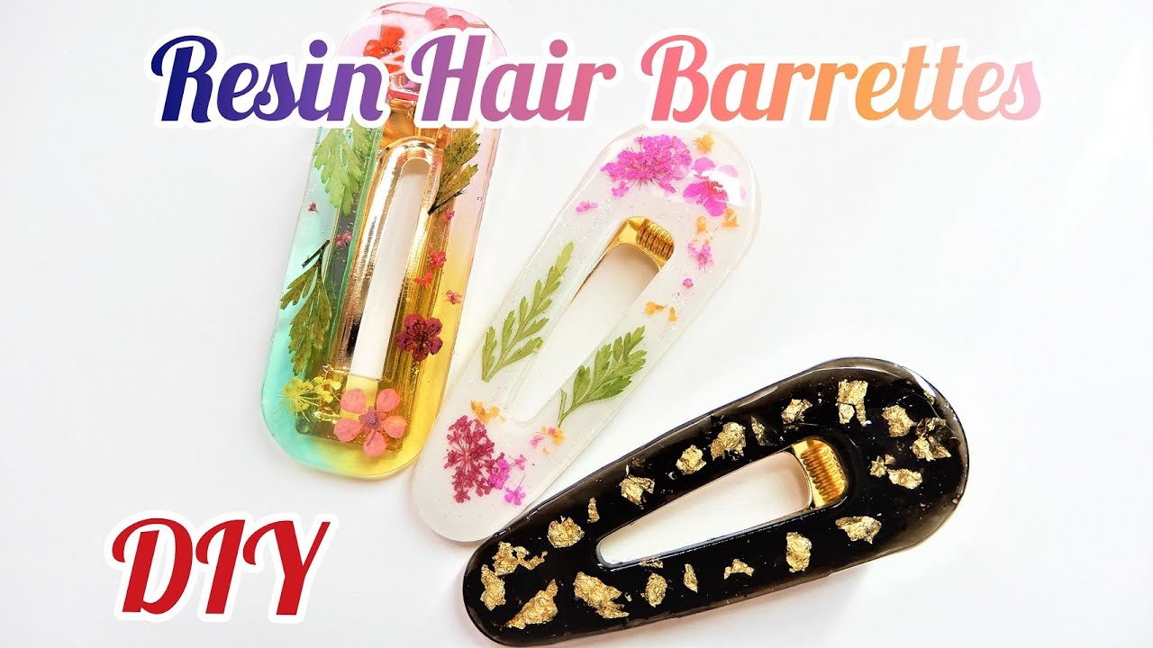 Colored UV Resins and Hair Barrette Mold Kit from Michaels