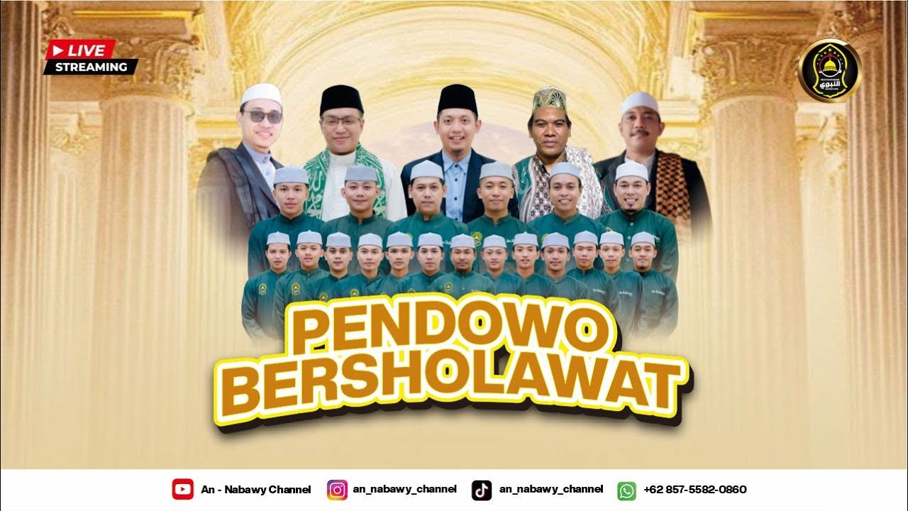🔴(LIVE) PENDOWO BERSHOLAWAT DALAM RANGKA RUTINAN KAMIS WAGE MAULID SIMTUDDUROR MAJELIS AN NABAWY