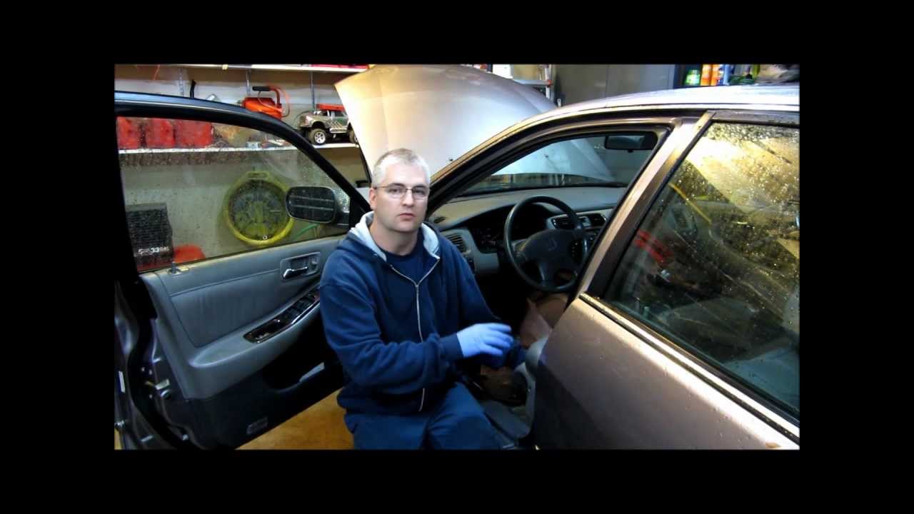Fixing a Honda Accord broken power seat