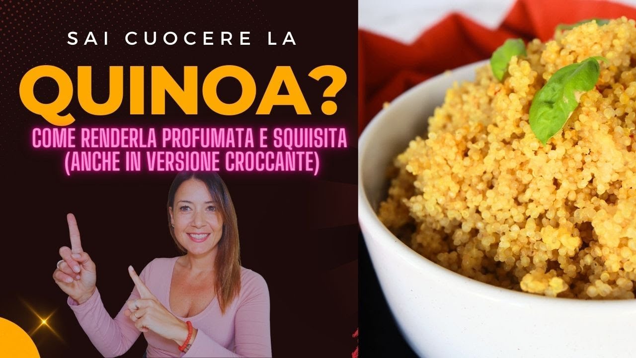 Cuoci la quinoa in questo modo, è squisita! Ti mostro anche come renderla super croccante!