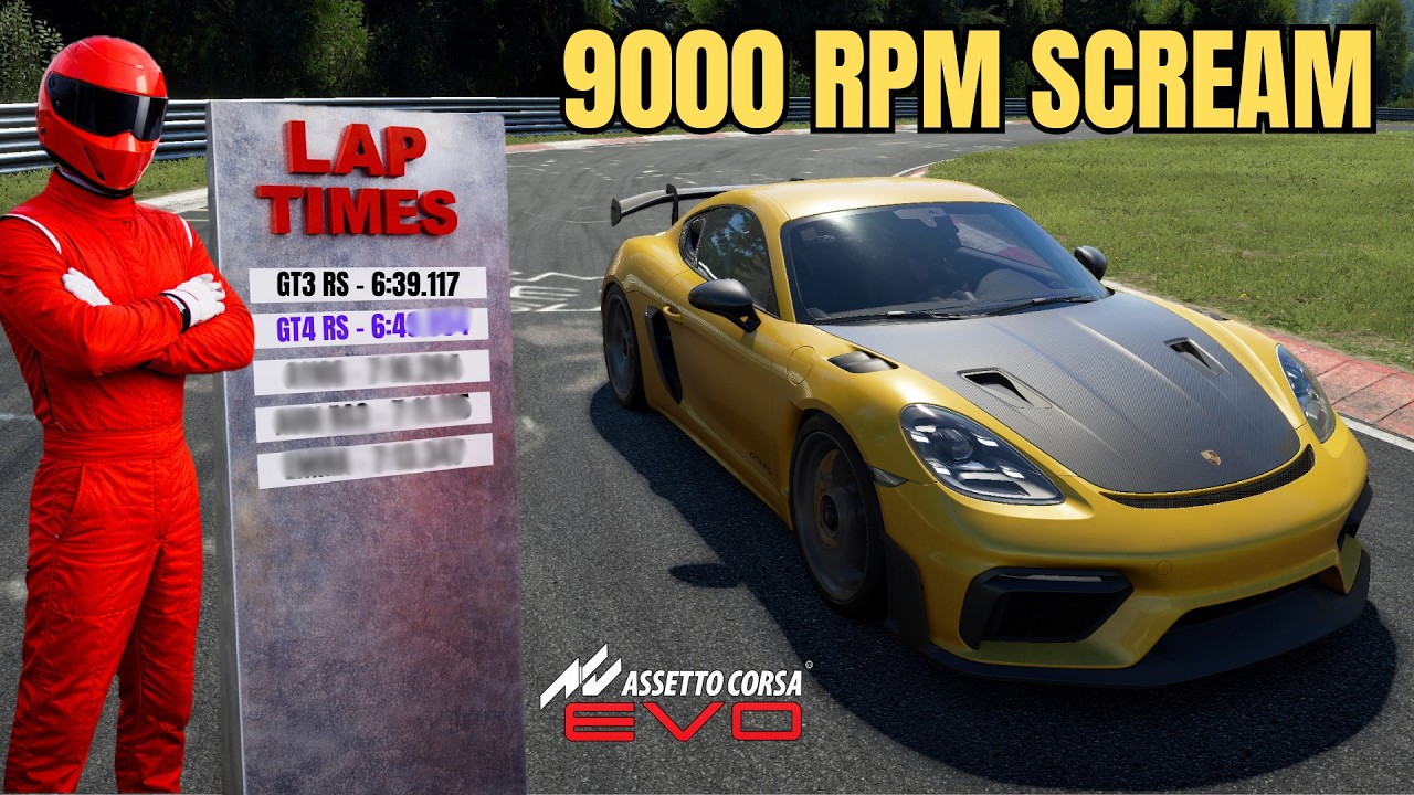 Hotlap: Porsche 718 Cayman GT4 RS | Nordschleife Tourist Layout (BTG) | Assetto Corsa EVO (0.5)