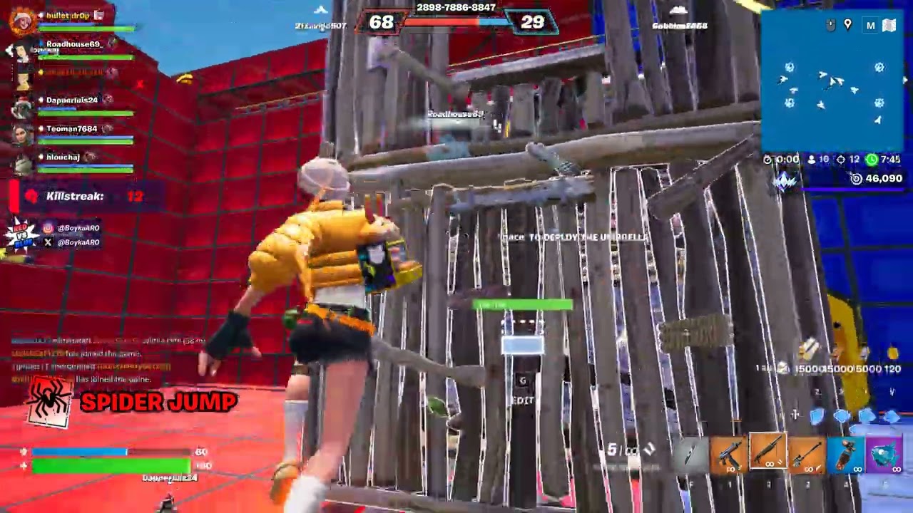 Fortnite: CRAZY RED VS BLUE