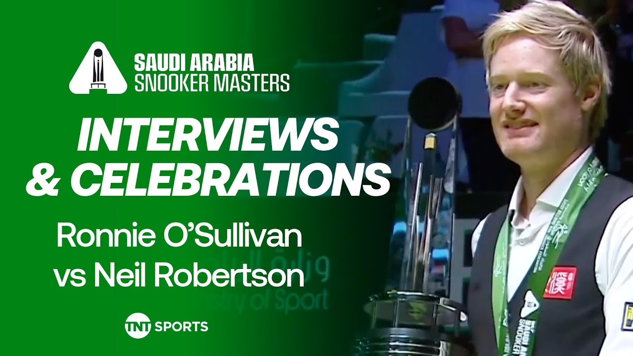 PLAYER REACTION & TROPHY CELEBRATIONS! 🏆 | 2025 Saudi Arabia Masters Snooker Final
