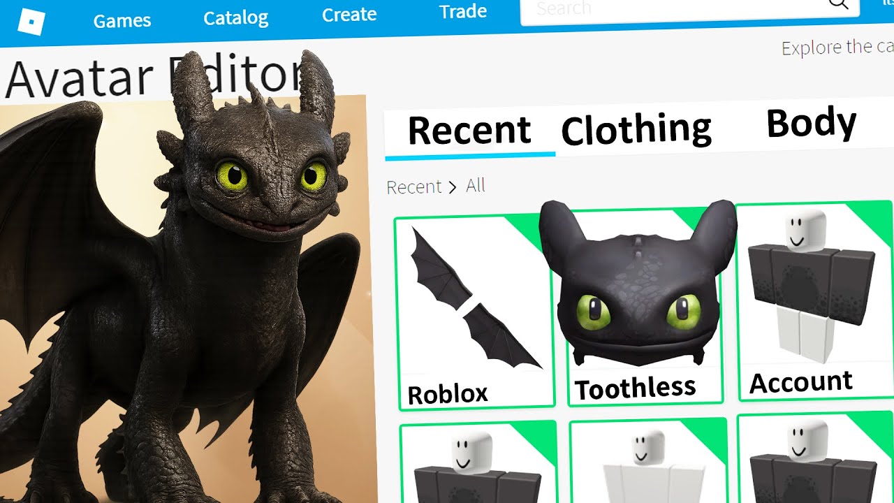 СОЗДАНИЕ АККАУНДАМЕНТА «КАК ПРИРУЧИТЬ ДРАКОНА БЕЗЗУБИКА» В ROBLOX
