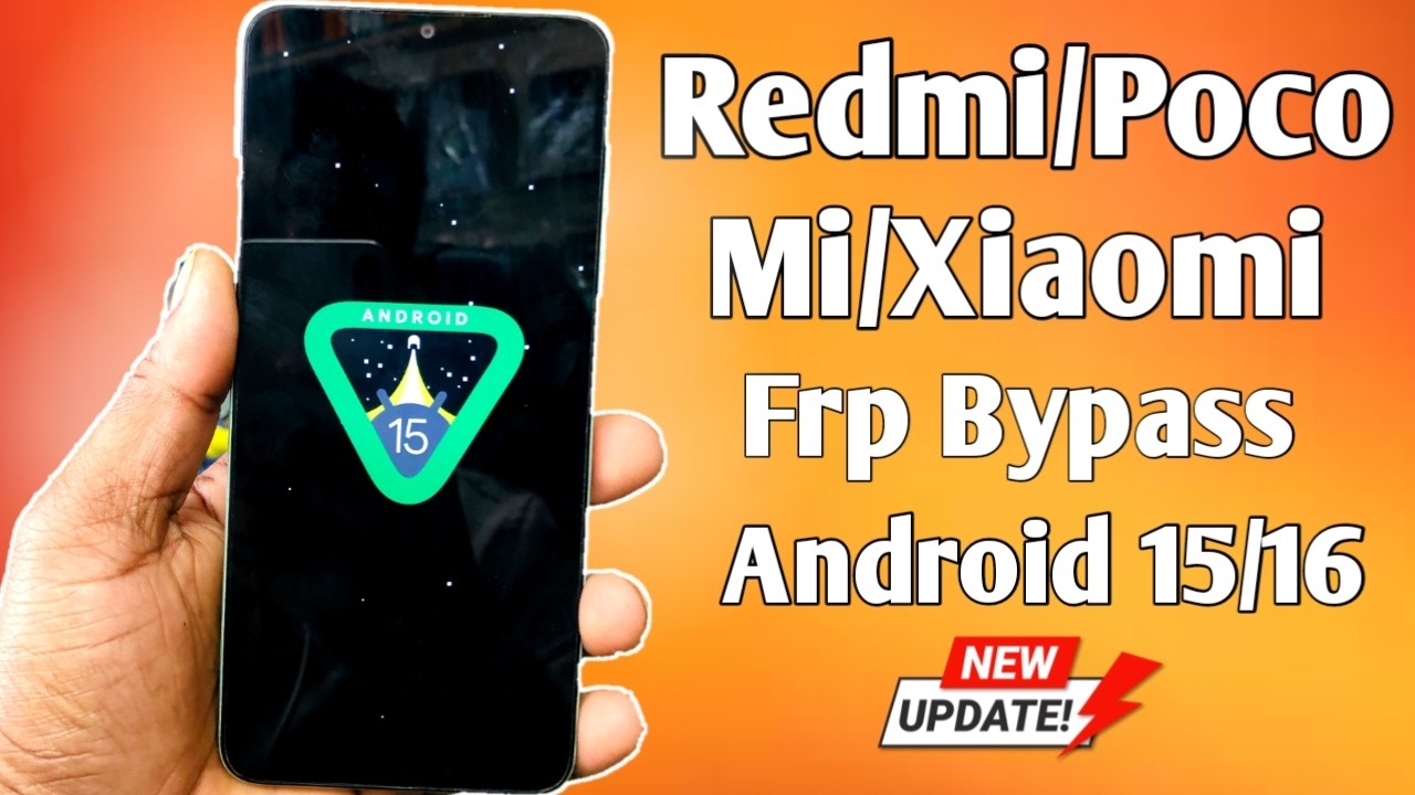 All Redmi/Xiaomi/Mi/Poco Android 15 Frp Bypass/Google Account Remove  [ 2026 Working Method ]