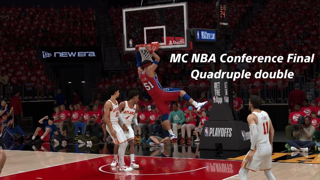 NBA 2K26_MC NBA Conference Final Game4 ATL Quadruple double
