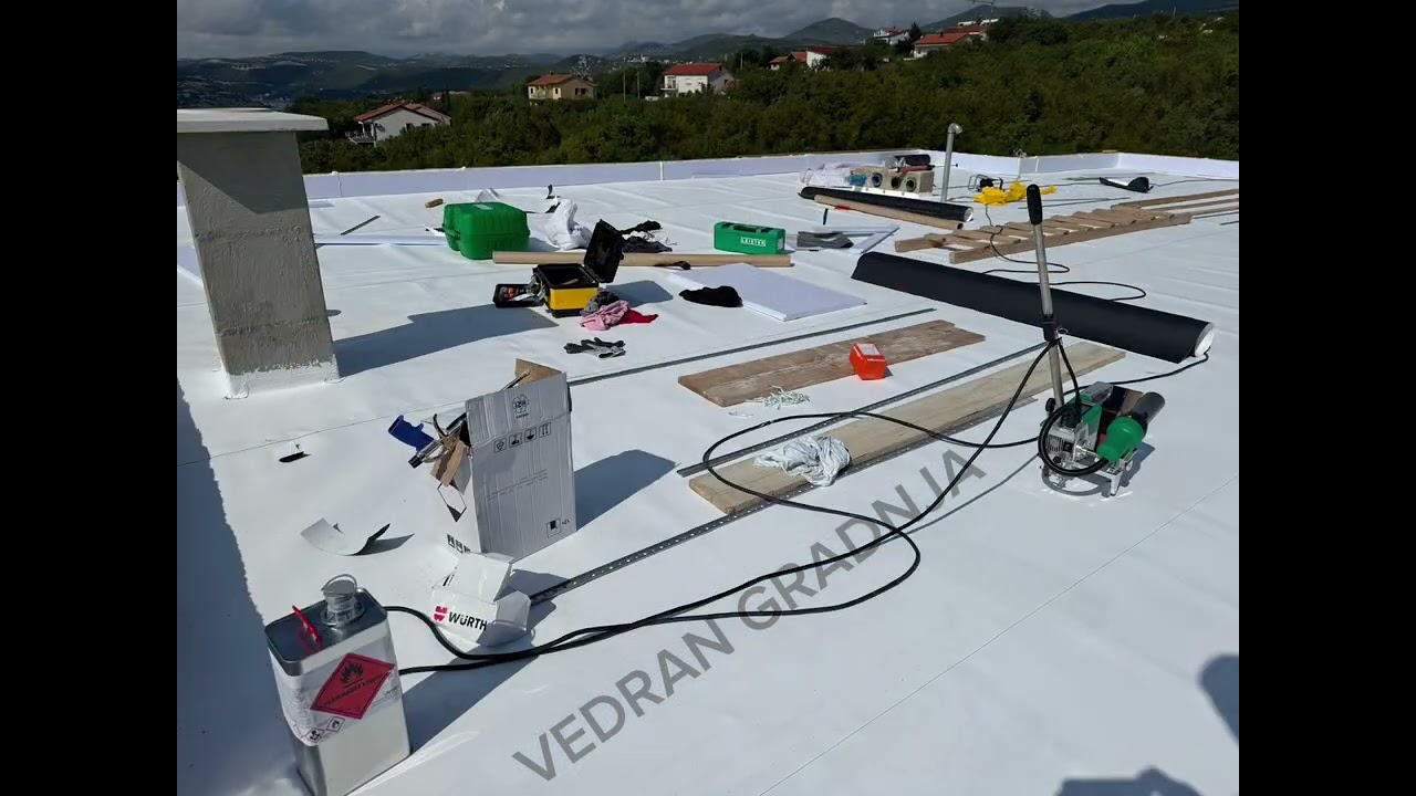 HIDROIZOLACIJA RAVNOG KROVA - KRALJEVICA
