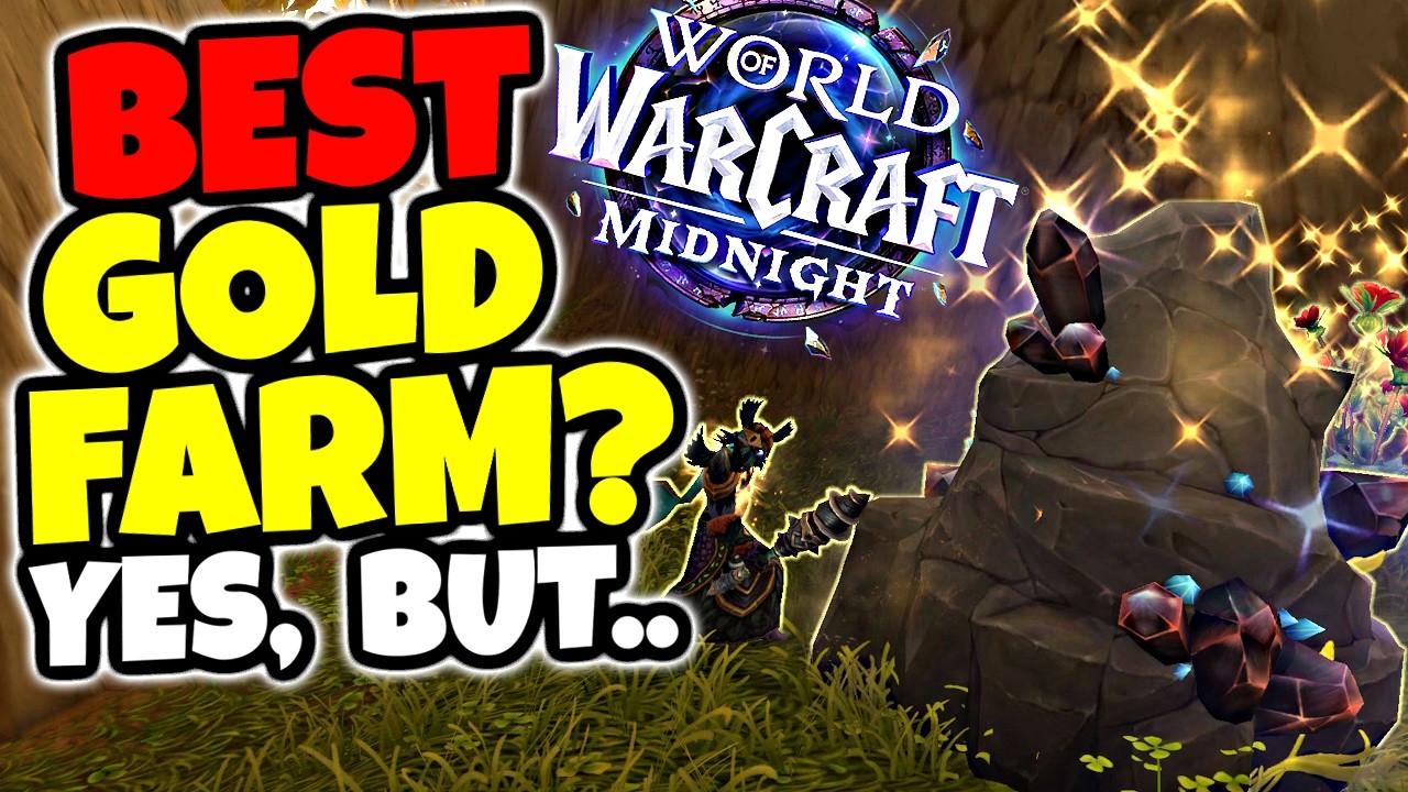 Травничество и добыча руды &mdash; ОТЛИЧНЫЙ способ заработка золота в Midnight WoW!