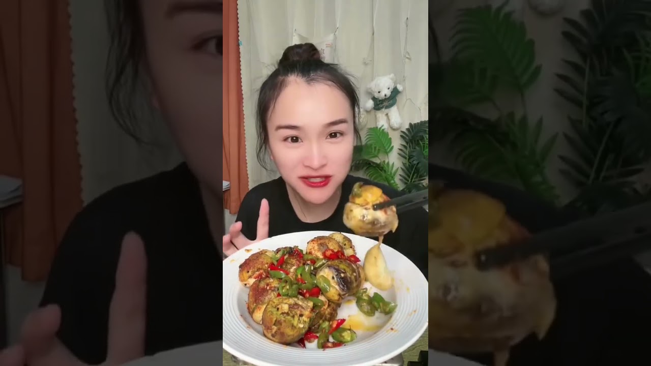 Yummy Spicy Food Mukbang Eating Fried Chicken Legs 🤤#susuyummy #yummyfood 