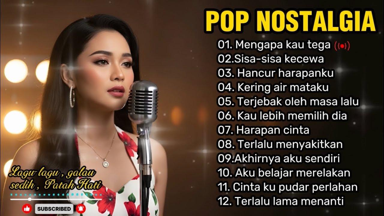 POP NOSTALGIA 80an PALING SEDIH 😭 | Teman saat kerja, santai dan perjalanan 🎶 | Mengapa Kau Tega 💔