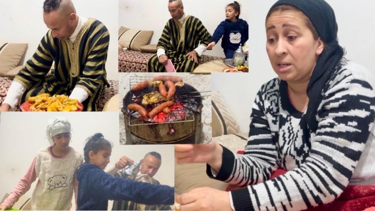 اليوم نهار تاع روبو تاعي من الطياب والكوزينة😂عزيز تكلف هو بكولشي❌أحسن حاجة دارها لنا👍