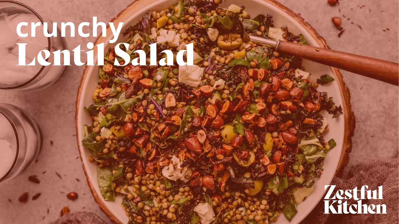 Fresh & Crunchy French Lentil Salad