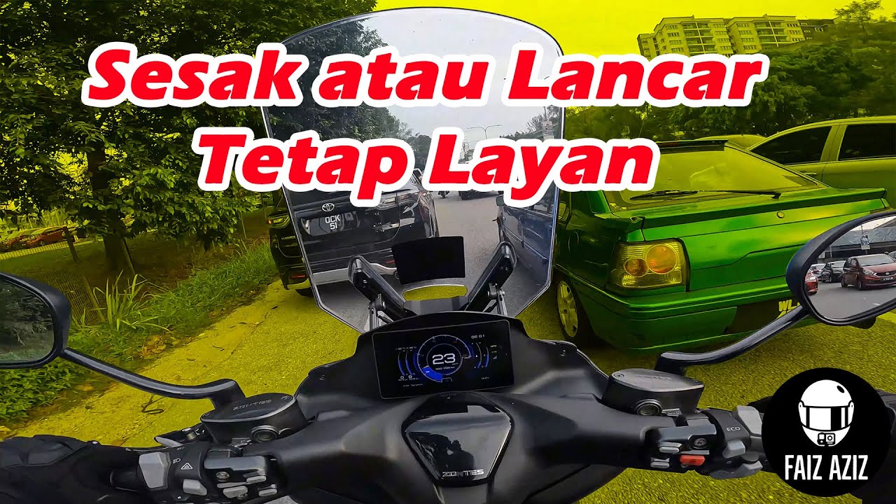 Zontes 350D Mencelah Dalam Jem Vlog 536