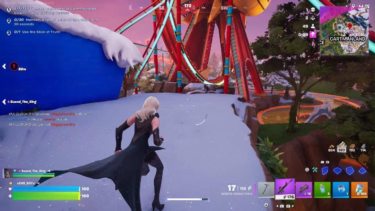 Fortnite ranked trying the carletta skin