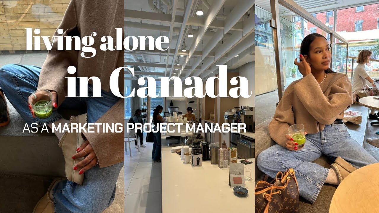 (Kim) Living alone in Canada 🇨🇦| productive days as a Marketing Project Manager, apartment updates