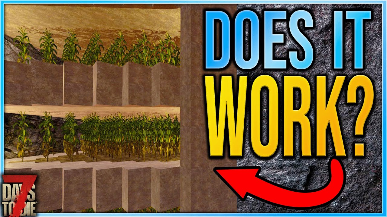 Can You Farm UNDERGROUND in 7 Days To Die Alpha 20?