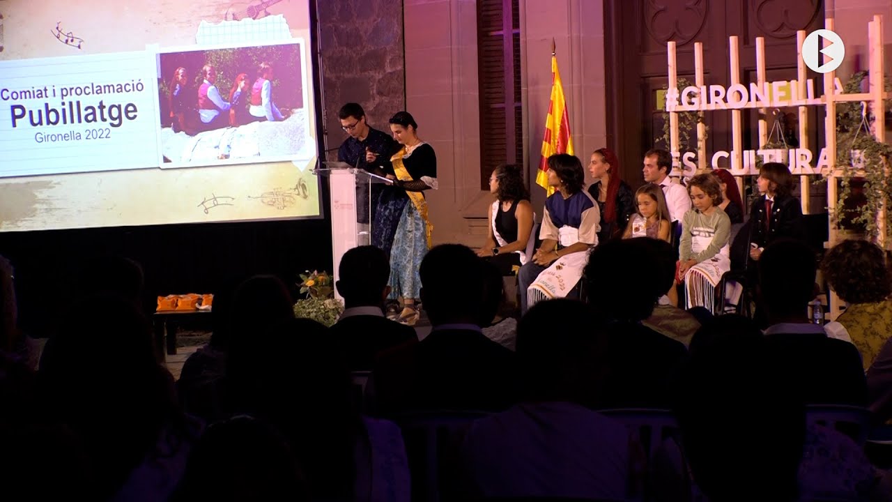Gironella, Festa major 2022- Acte de proclamació del Pubillatge 1a part.