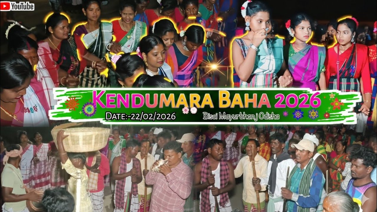Kendumara Baha 2026 | Bisoi Mayurbhanj Odisha | @KJVLOGGER100ren  |#santali #trending #newsantali 