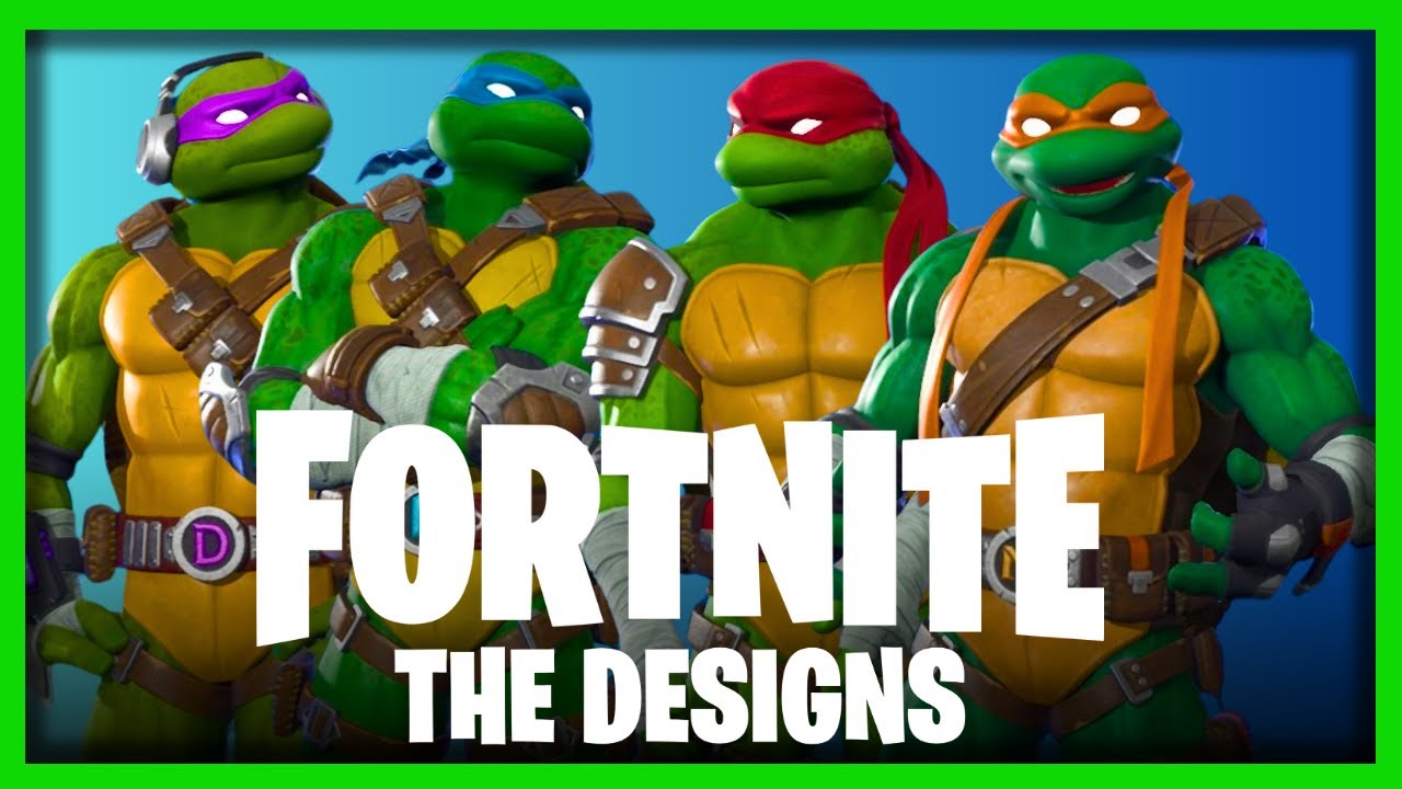 Ninja Turtles Fortnite Skins - A Close Look at the Turtle Designs