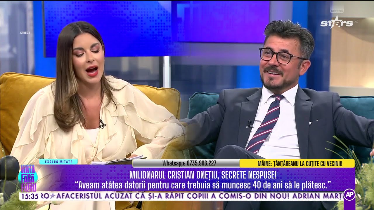 CRISTIAN ONEȚIU, SECRETELE MILIOANELOR DIN SPATELE CELOR 4 FALIMENTE! “Am fost prost”