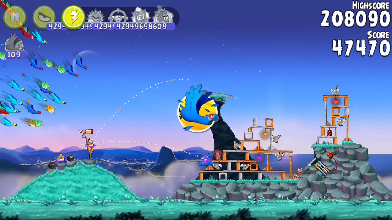 Angry Birds Rio Rocket rumble All levels