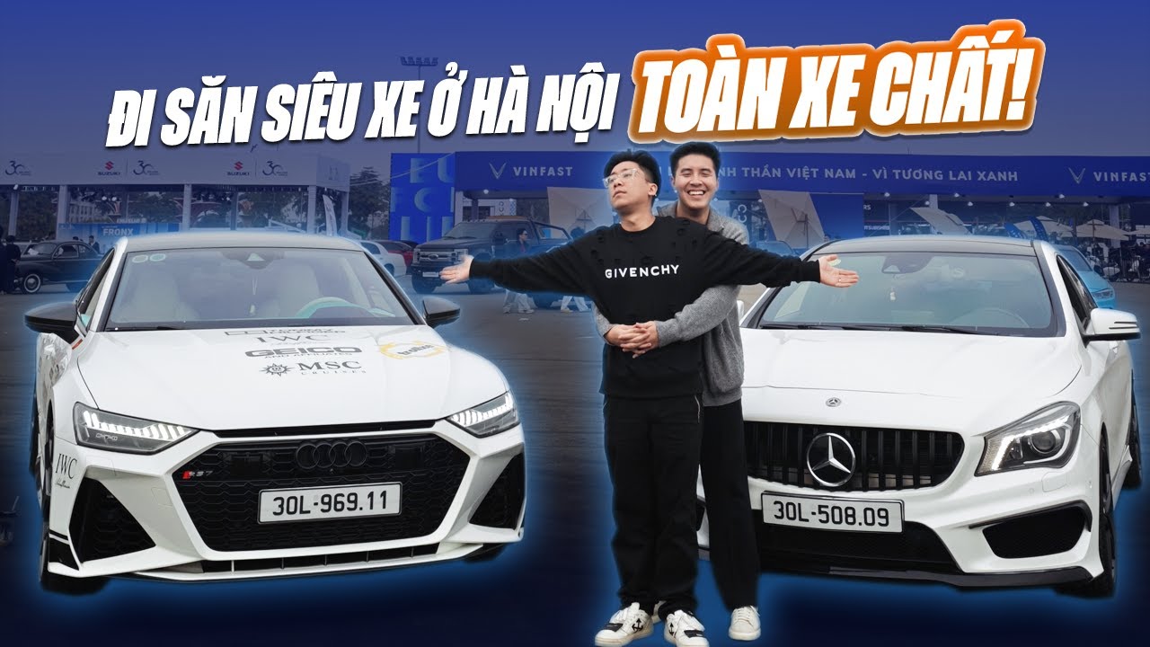 Mang Audi A7 ĐI SĂN SI&Ecirc;U XE ở VEC: Lần đầu ở H&agrave; Nội nhiều xe chất thế n&agrave;y!