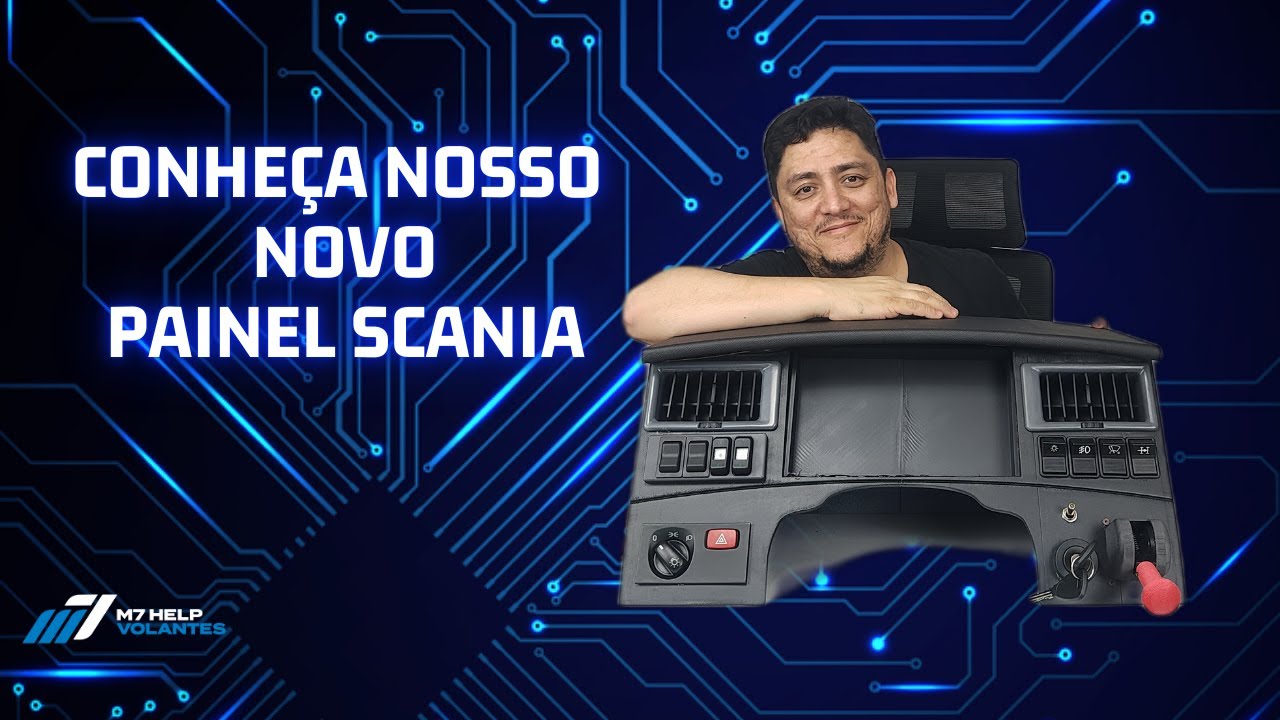 LANÇAMENTO OFICIAL! O Painel de Simulador de Caminhão que Faltava (M7Help Pro)