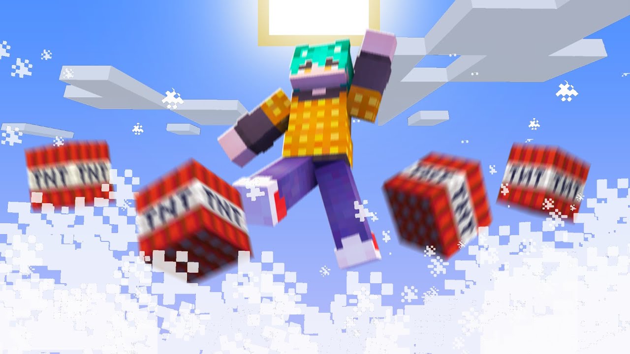 Minecraft, but Mined Blocks RANDOMLY Explode!?