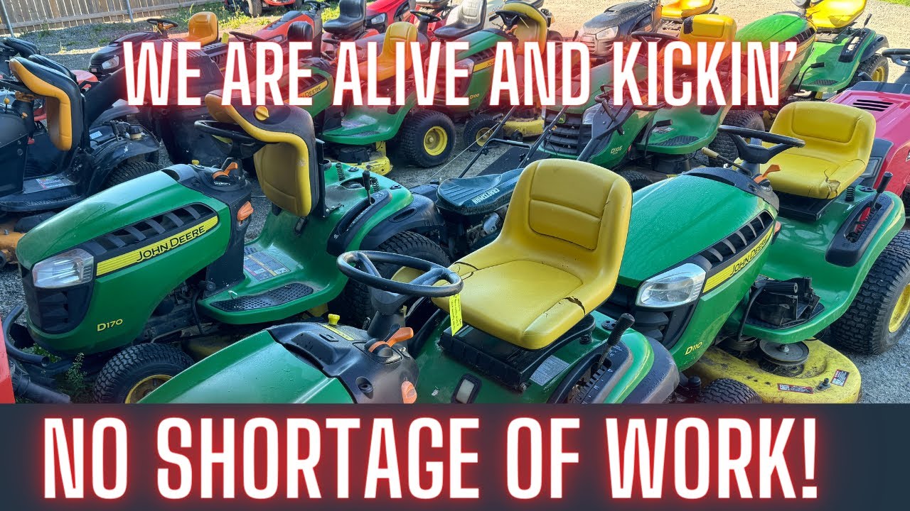 Buried ALIVE!  NO Shortage Of Small Engine Work In Ontario, Canada!