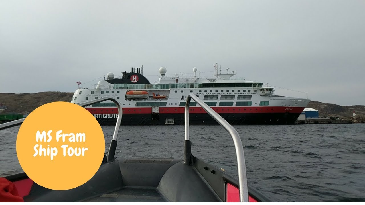 Hurtigruten MS Fram full ship tour including polar outside cabin